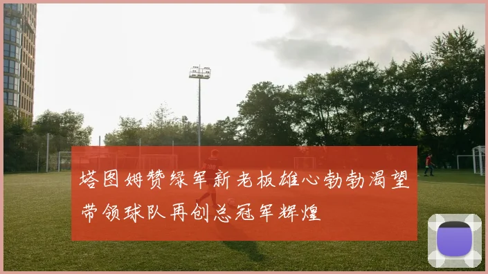 塔图姆赞绿军新老板雄心勃勃渴望带领球队再创总冠军辉煌